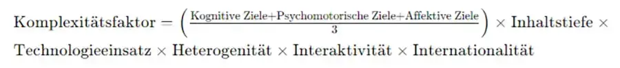 Komplexitätsformel